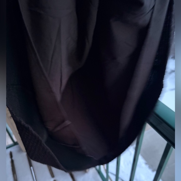 🆕AQUA Black Embellished Tweed Mini Dress Crystal Trim Wool Blend Size S, XS Chic - Picture 11 of 15